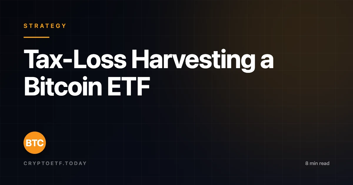 Tax-Loss Harvesting a Bitcoin ETF
