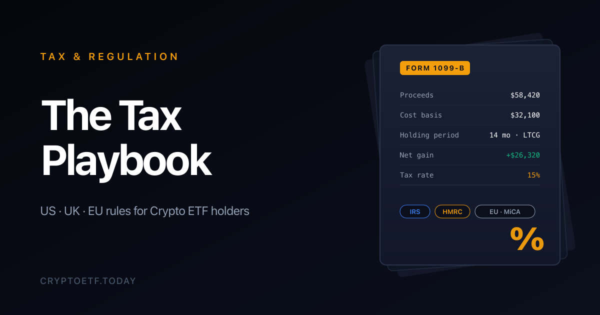 Bitcoin ETF Tax in the UK: CGT, ISA, and SIPP Eligibility